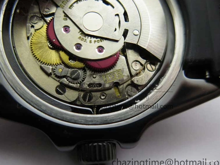 5GF Black Black Best SA3135 Cream Ceramic Dial Submariner on 40mm Strap Rubber Edition 1224